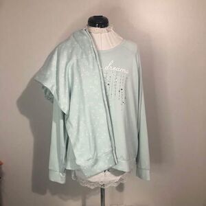 XL PJ’s Set Ambrielle pj outfit “in your dreams” shirt & pants lightweight C4328